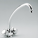 ROBINET MELANGEUR EVIER ORDO CHROME - BEC HAUT - OR13251